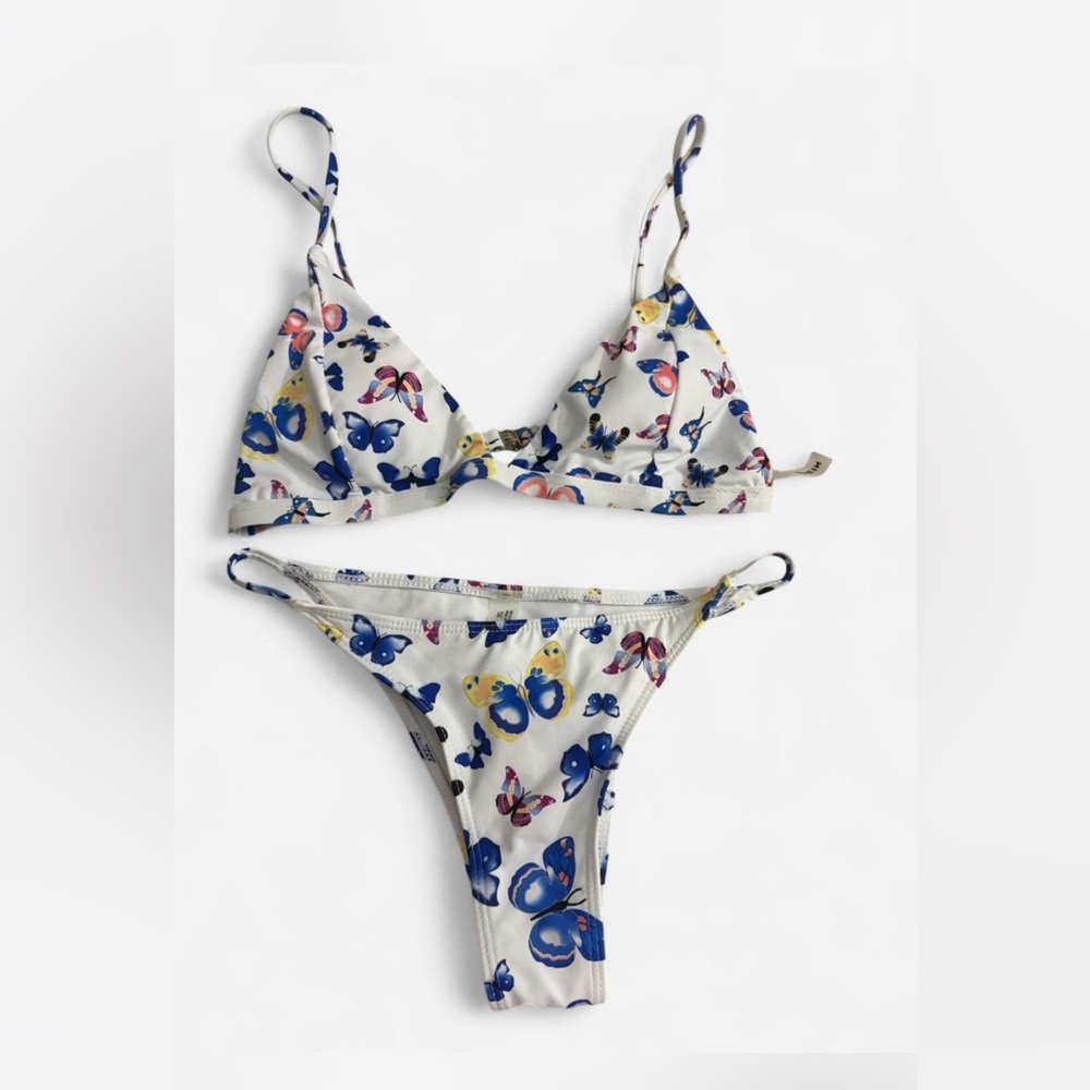Floral Butterfly Bikini Set